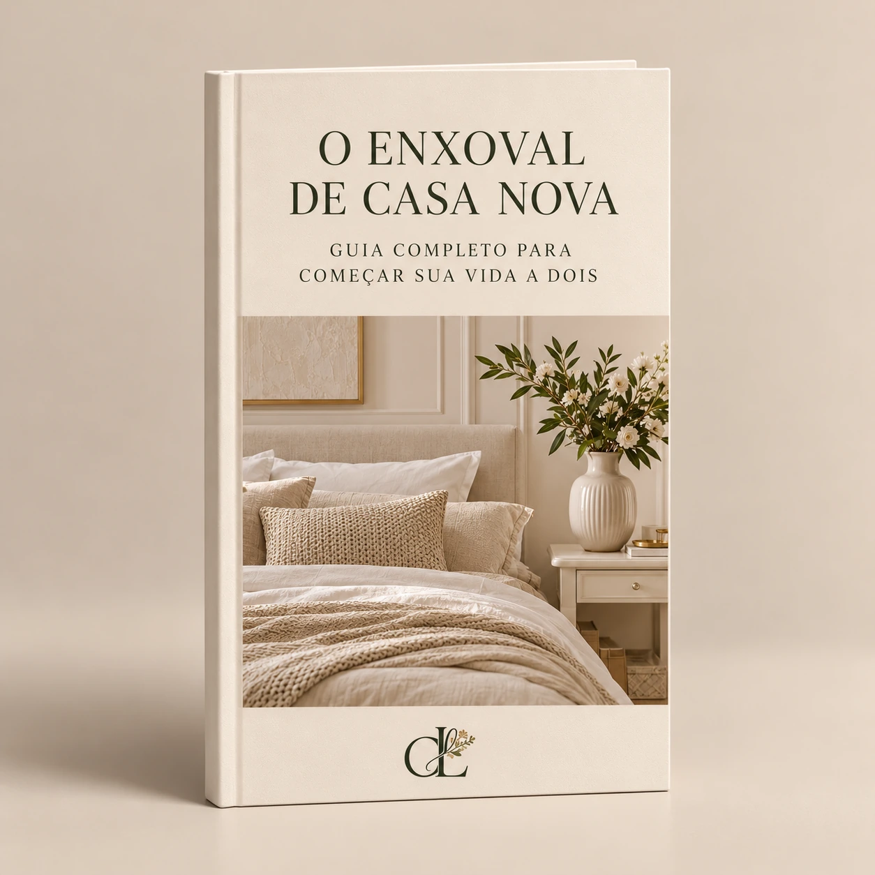 Mockup do guia O Enxoval de Casa Nova